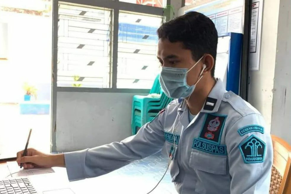 Humas Lapas Kelas Iib Padang Sidempuan Mengikuti Pelatihan Jurnalistik