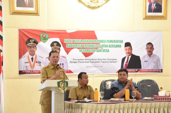 
					Syahrul Buka Raker dan Koordinasi Pemkab Tapsel Bersama Kecamatan dan Desa