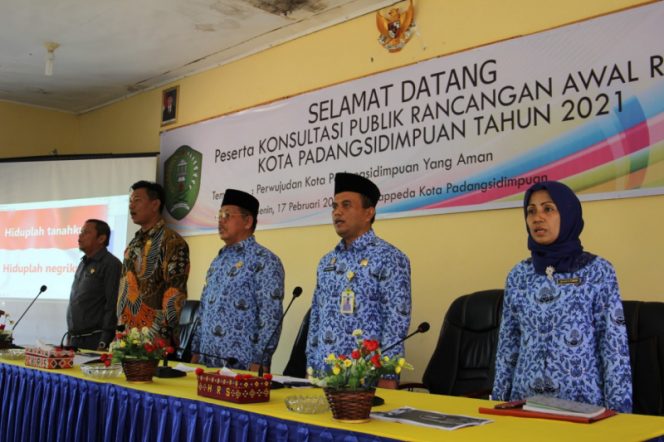 
					Wawakot Arwin Siregar Buka Forum Konsultasi Publik Rencana Awal RKPD Kota Psp Tahun 2021