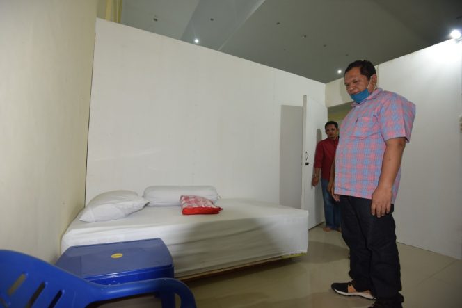 
					Walikota Padangsidimpuan Tinjau Pembangunan Ruang Isolasi Penanganan Covid-19