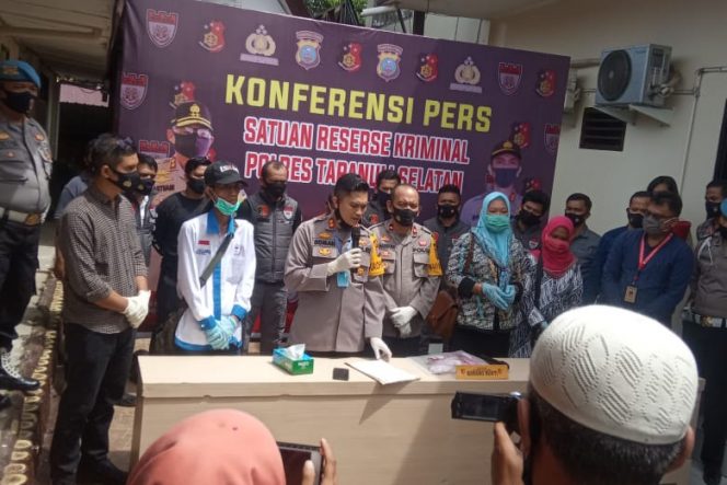 
					Polres Tapsel Gelar Konpers, Pelaku Pencabulan 4 Anak Dibawah Umur Terancam 15 Tahun Penjara