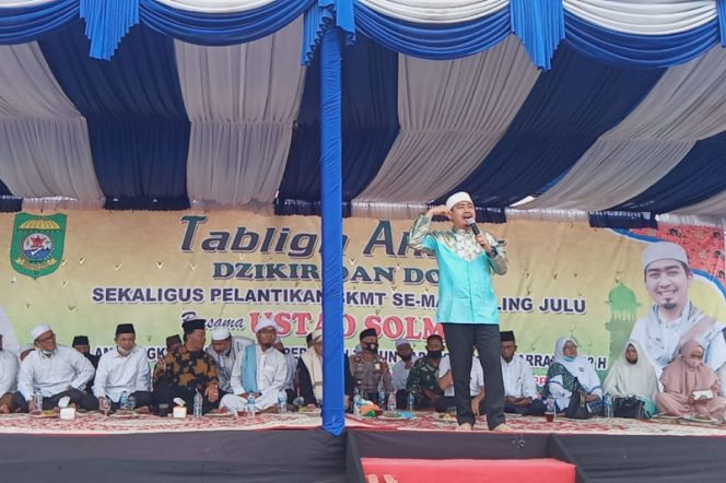 
					Ribuan Warga Hadiri Ceramah Ustadz Solmed di Kecamatan Kotanopan