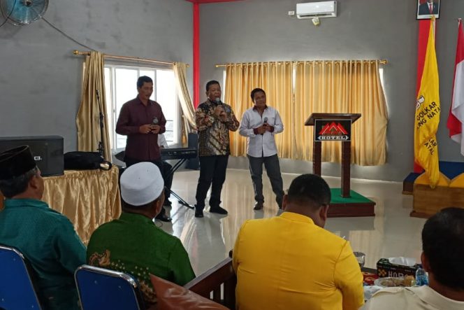 
					Usai Sampaikan Sambutan, Trio Bupati Dahlan Hibur Peserta Musda Partai Golkar Madina