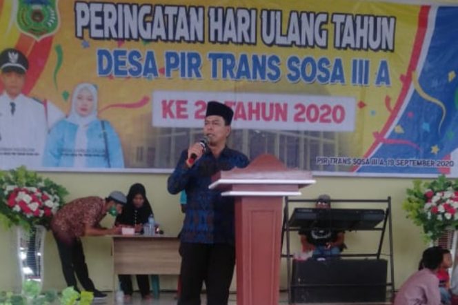 
					Wakil Ketua DPRD Palas Hadiri Acara Peringatan HUT-29 Pir Trans Sosa III