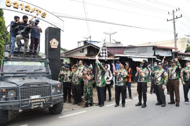 
					Sambut HUT TNI Ke 75, Bupati Tapsel Lepas Safari Wisata Berburu Kawal Samudera 2020