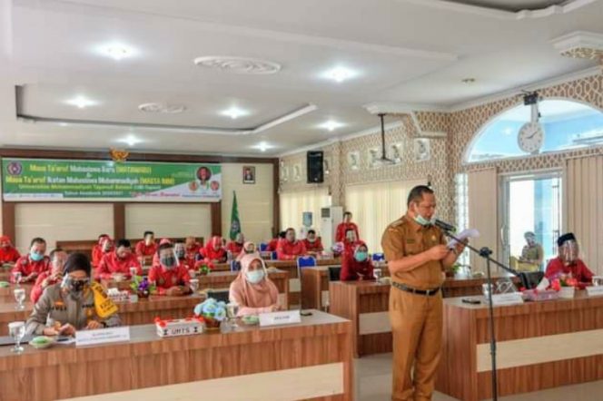 
					Walikota Hadiri Pembukaan Matamaru T.A 2020 – 2021 Universitas Muhammadiyah Tapanuli Selatan
