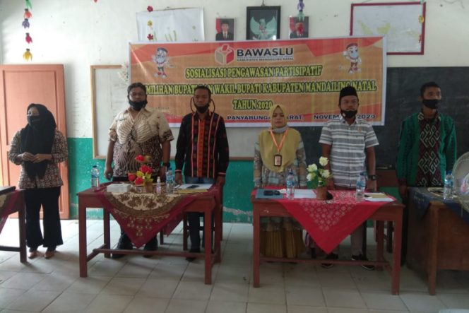 
					Panwascam Panyabungan Barat Laksanakan Sosialisasi Pengawasan Partisipatif Pemilih