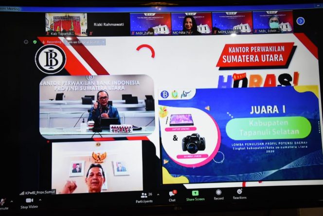 
					Pemkab Tapsel Raih Juara I Lomba Profil Daerah Investasi Tingkat Kabupaten/Kota se-Sumatera Utara