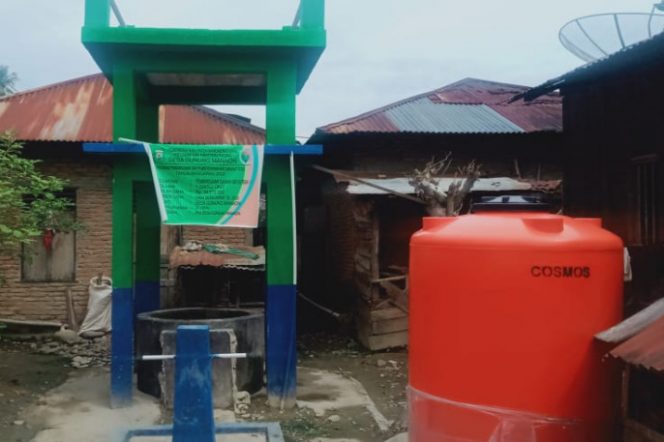 
					Manfaatkan Dana Desa T.A 2020, Pemdes Gunung Manaon Bangun 3 Unit Sarana Air Bersih