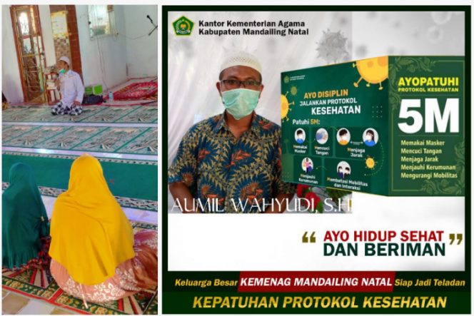 
					Melalui Majelis Taklim, Kantor Depag Madina Sosialisasikan 5M Cegah Covid-19