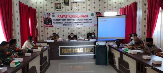 
					Desa Sungai Korang Jadi Kampung Tangguh Narkoba di Palas