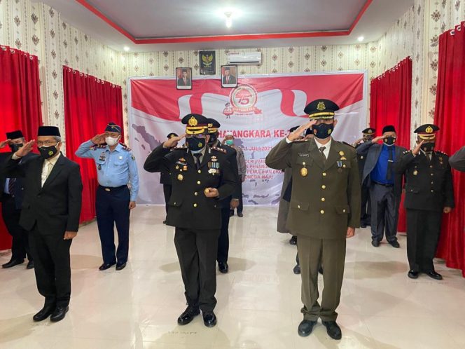 
					Polres Palas Ikuti Upacara Hut Bhayangkara Secara Virtual