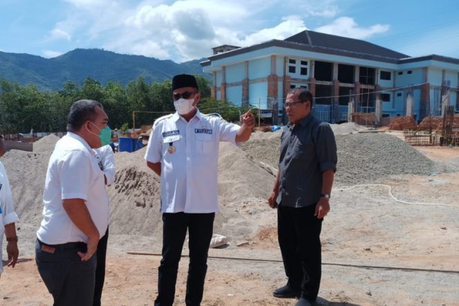 
					Bupati Madina Tinjau Kelanjutan Pembangunan RSUD Panyabungan