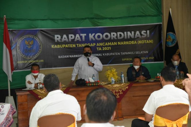 
					Bupati Tapsel : Pemberantasan Narkoba Tanggungjawab Bersama