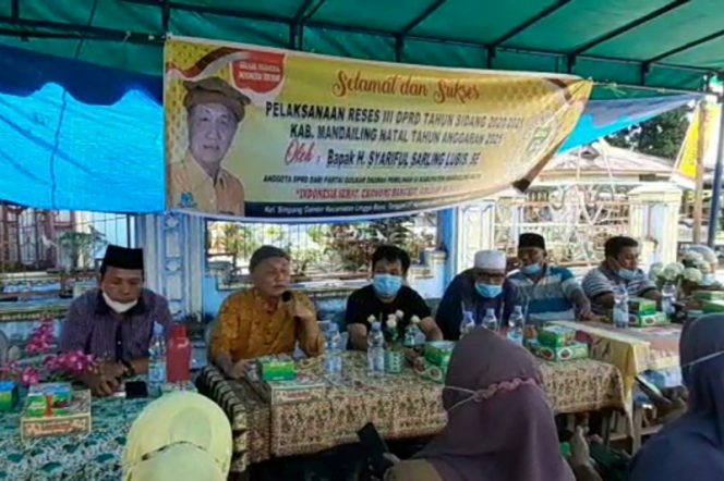 
					H. Syaripul Sarling : Reses DPRD Madina Bertujuan Jemput Aspirasi Masyarakat