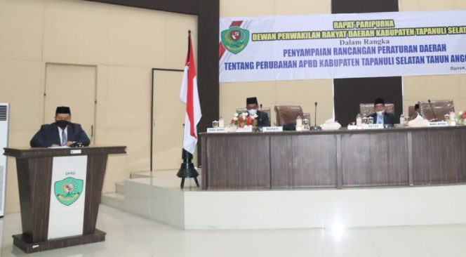 
					Sampaikan Ranperda P-APBD TA 2021 ke DPRD Tapsel, Pendapatan Daerah Tapsel Naik 65 Milyar Lebih