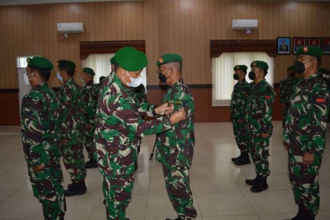 
					Kodim 0212/Tapsel Gelar Upacara Pelantikan Kenaikan Pangkat Dan Tradisi Korps Purna Tugas