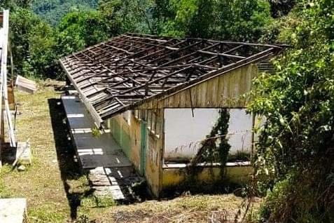 
					Atap Bangunan Sekolah Hilang, Kasek di Padangsidimpuan Lapor Polisi