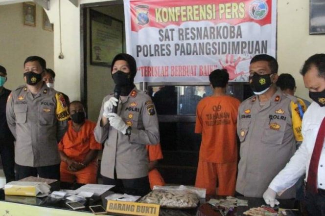 
					Polres Padangsidimpuan Amankan Pengguna Sabu dan Ganja Dari Berbagai Tempat