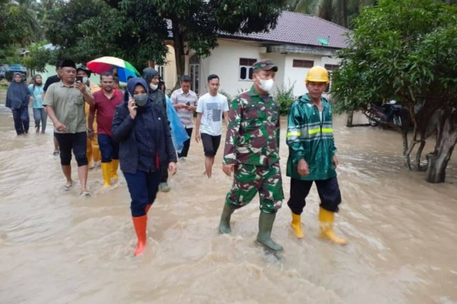 
					Dandim 0212/Tapsel Tinjau Bencana Banjir di Kecamatan Siabu Madina