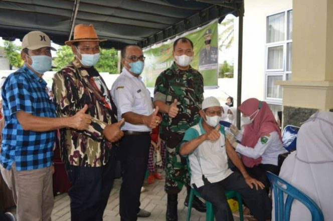 
					Target Vaksinasi Hampir Tercapai, Dandim 0212/Tapsel Beri Semangat Dan Motivasi