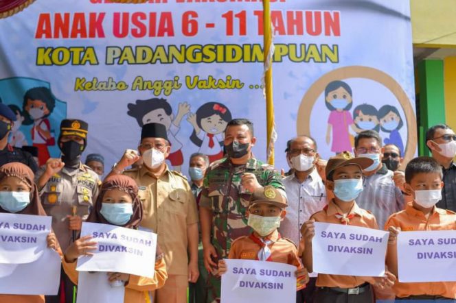 
					Vaksin Untuk Usia 6-11 Tahun Di Padangsidimpuan Dimulai