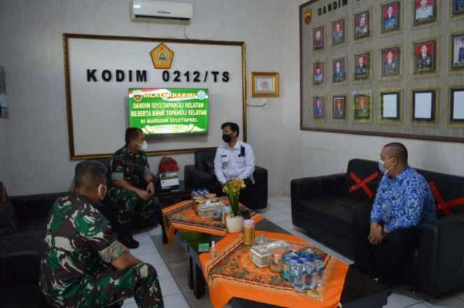 
					Dandim 0212/Tapsel Terima Kunjungan Kepala BNNK Tapsel Yang Baru