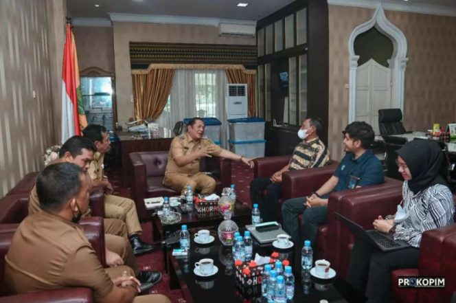 
					Walikota Padangsidempuan Terima Kunjungan Kakandatel Beserta Rombongan