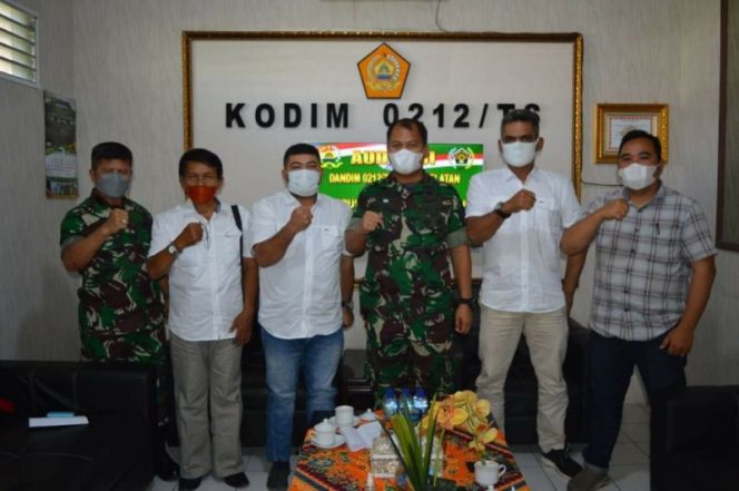 
					Dandim 0212/Tapsel Terima Audiensi Ketua dan Pengurus PWI Paluta
