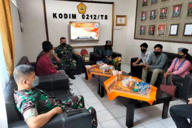 
					Kasdim 0212/Tapsel Terima Audiensi GMKI Kota Padangsidimpuan