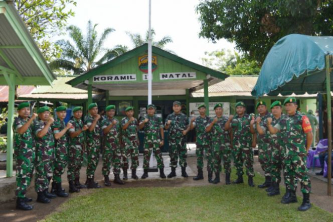 
					Koramil 17/Natal Sambut Kunker Danrem 023/KS di Kecamatan Natal