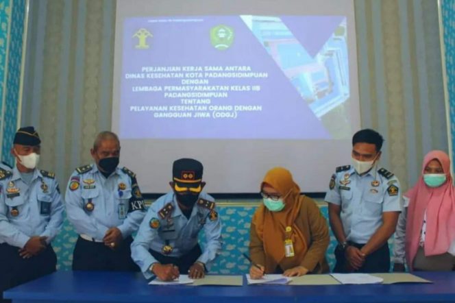 
					Tingkatkan Kualitas Layanan Kesehatan, WBP, Lapas Kelas IIB Padangsidimpuan MoU Dengan Diskes