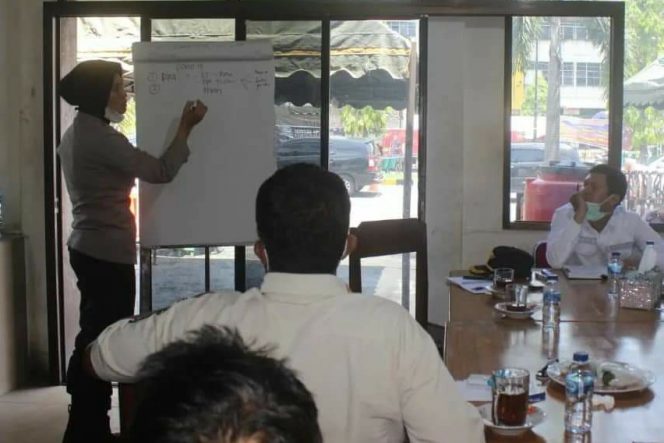 
					Kapolres Padangsidimpuan Pimpin Rakor Penanganan Covid-19 Omicron