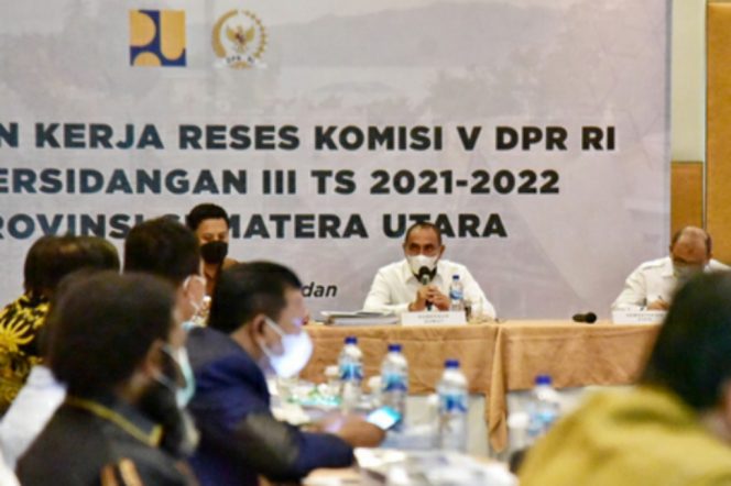 
					Gubsu Minta Perhatian DPR RI Untuk Jalan Dan Bendungan di Sumut