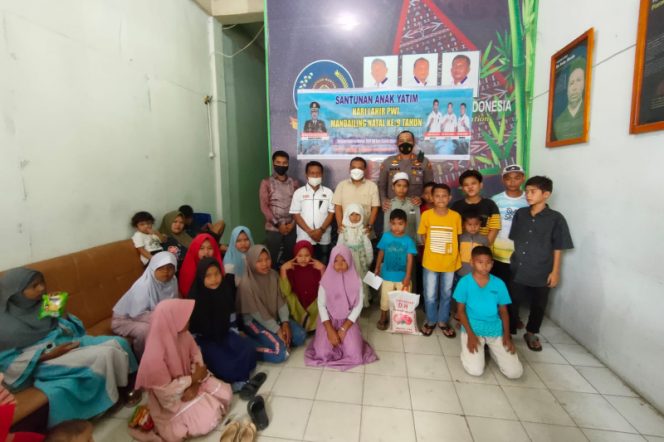 
					Harlah PWI Madina ke 9 Tahun Santuni Puluhan Anak Yatim