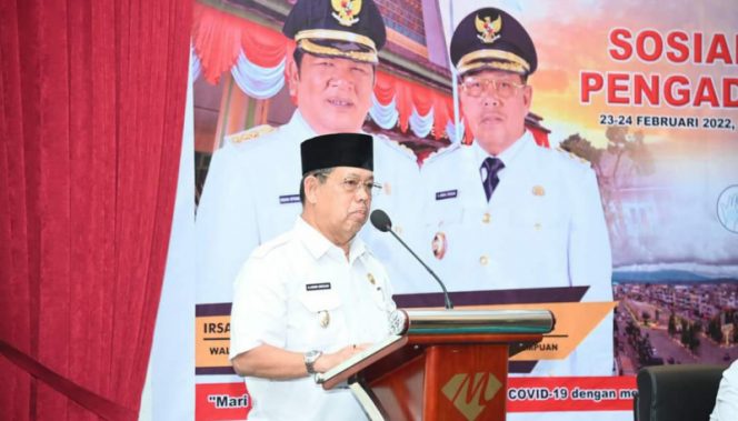 
					Wawakot Buka Sosialisasi Bimtek Tentang Pengadaan Barang Dan Jasa Pemerintah