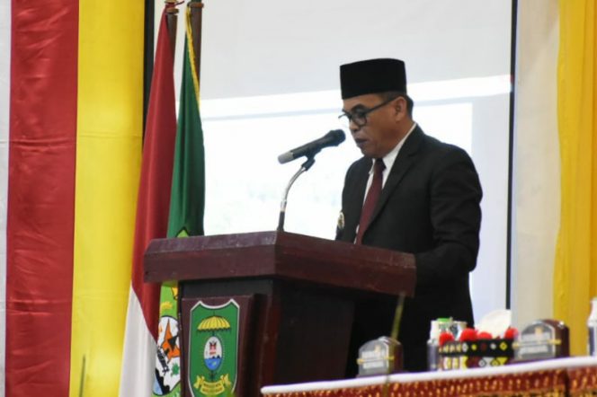 
					Pidato HUT Ke 23 Madina, Bupati Paparkan Kondisi Perekonomian Dan Capaian Pembangunan Daerah