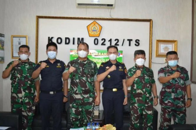 
					Dandim 0212/Tapsel Terima Kunjungan Silaturahmi Tim KPPBC TMP C Sibolga