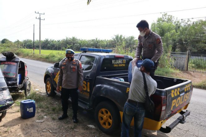 
					Patroli Rutin Ramadhan, Sabhara Polres Palas Aman 16 Diregen Miras dan 2 Betor