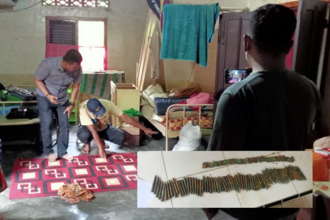 
					Kapolsek Hutaimbaru Terima 116 Butir Temuan Peluru Aktif Dari Masyarakat Lk III Kel. Hutaimbaru