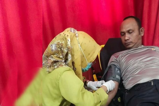 
					Sambut HUT – 76 Bhayangkara, Polres Palas Gelar Donor Darah