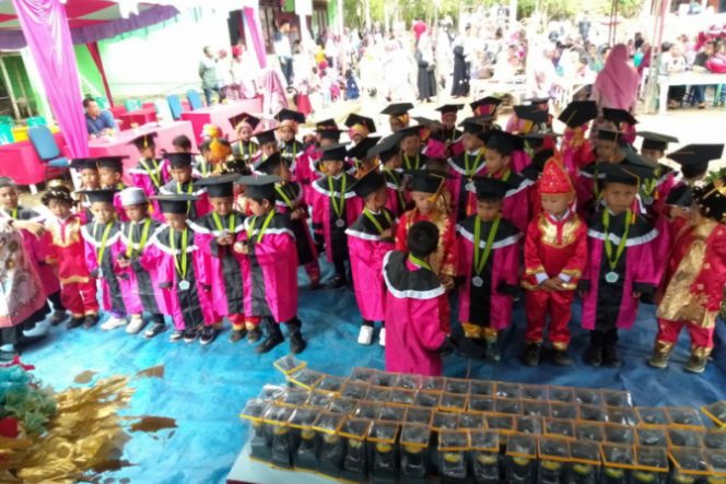 
					Berlangsung Ceria, Pelepasan 67 TK AL- Ikhlas Angkatan XV Tahun 2022 Desa Aek Badak Julu, Tapsel
