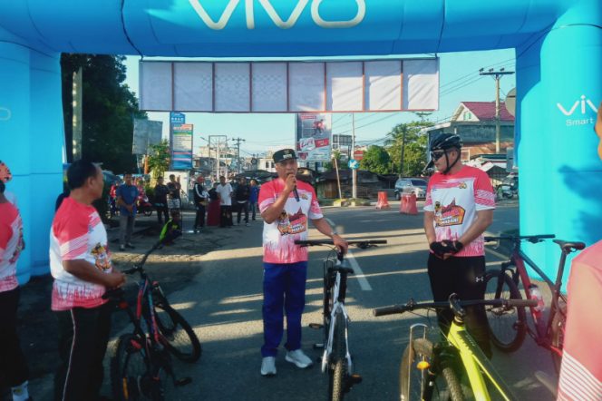 
					Bupati Sukhairi Ikut Dalam Gelaran Goes Ria Polres Madina