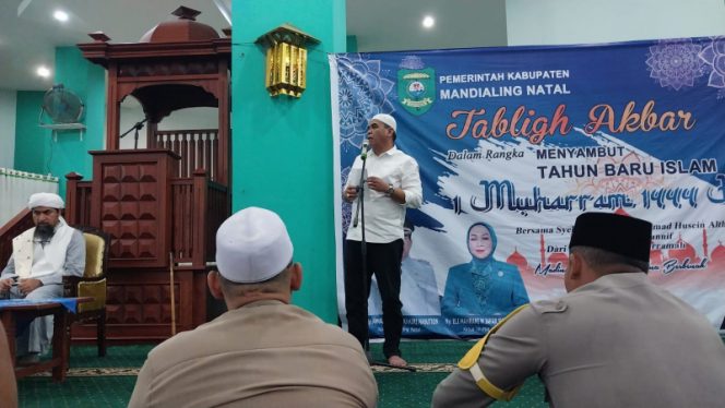 
					Pemkab Madina Gelar Tablik Akbar Sambut Tahun Baru IsLam 1 Muharram 1444 H