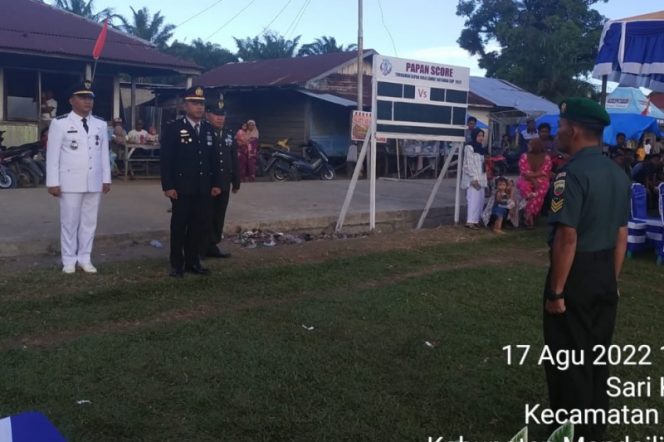 
					Kapolsek IPDA Akmaluddin SH Pimpin Upacara Penurunan Bendera Di Kecamatan Batahan