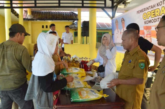 
					Tekan Inflasi Kecamatan Psp Selatan Bersama Disperindag Gelar Pasar Murah