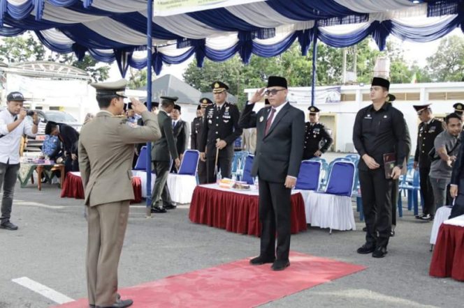 
					Bupati HM. Jafar Sukhairi Nasution Pimpin Upacara Hari Lahir Pancasila Ke 78 Tahun 2023