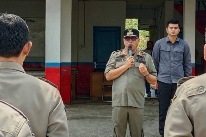 
					Bupati Sukhairi Pimpin Apel Kesiapsiagaan Satpol PP Madina Jelang Pilkades Serentak 2023