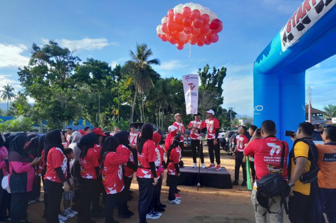 
					Polres Madina Gelar Olah Raga Bersama “Jalan Sehat dan Senam” Semarak HUT Bhayangkara Ke 77