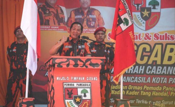
					Walikota Irsan Hadiri Muscab Pemuda Pancasila Kota Padangsidimpuan